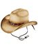 Bullhide Men's Star Central Straw Hat, Natural, hi-res