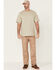 Image #2 - Hawx Men's Solid Taupe Force Heavyweight Short Sleeve Work Pocket T-Shirt, Taupe, hi-res
