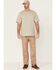 Hawx Men's Solid Taupe Force Heavyweight Short Sleeve Work Pocket T-Shirt , Taupe, hi-res