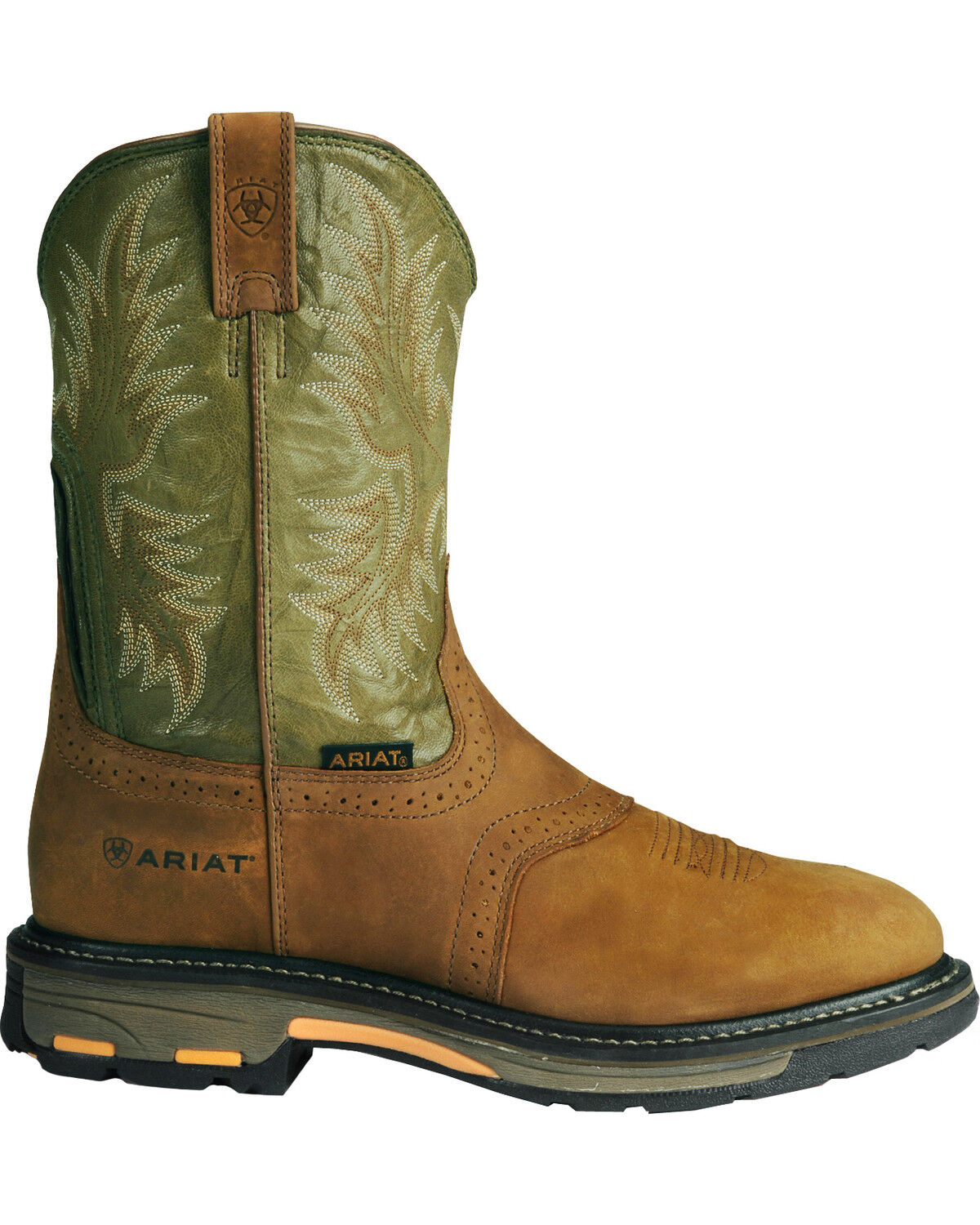 green top ariat boots