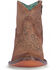 Image #3 - Corral Women's Cheetah Print Suede Booties - Round Toe, Brown, hi-res