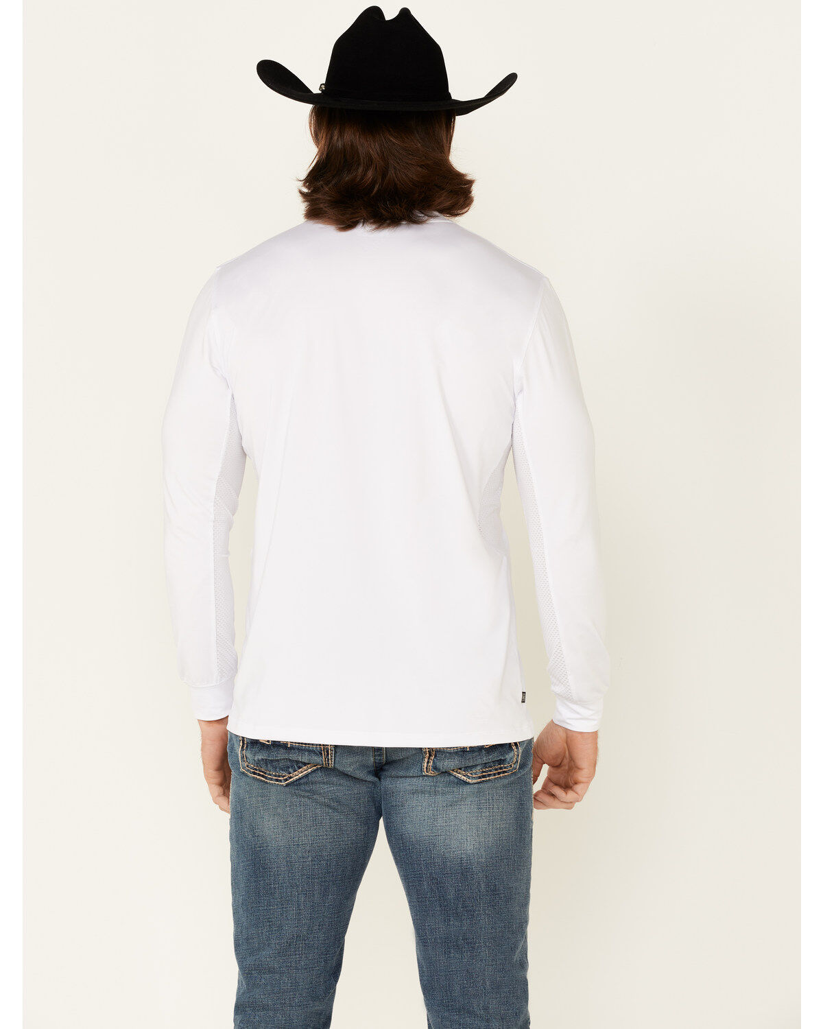 Image #4 - Kimes Ranch Men's White KR2 Performance Logo Long Sleeve T-Shirt, , hi-res