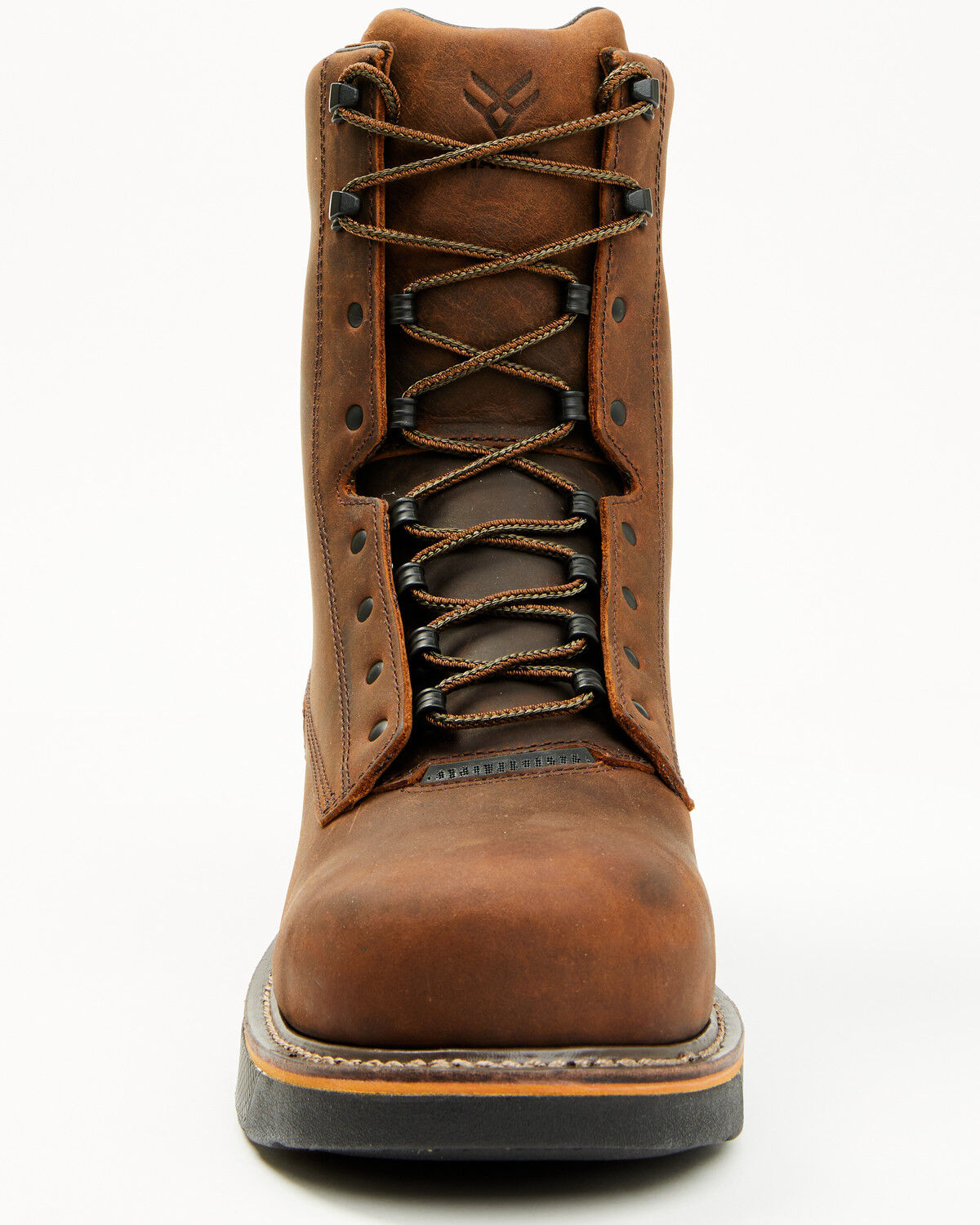 Image #4 - Hawx Men's 8" Airflow Heat Transfer System Paver Work Boots - Composite Toe, Dark Brown, hi-res