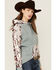 Image #2 - Hooey Women's Southwestern Print Hoodie, Blue, hi-res