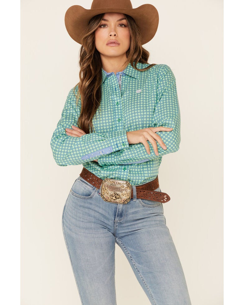 womens cinch button up shirts