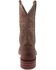 Image #3 - Ad Tec Men's Oiled Western Boots - Square Toe, Brown, hi-res