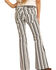 Image #1 - Rock & Roll Denim Girls' Striped Flare Jeans, , hi-res