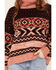 Image #3 - Wrangler Retro Women's Cowl Neck Long Sleeve Sweater, Multi, hi-res