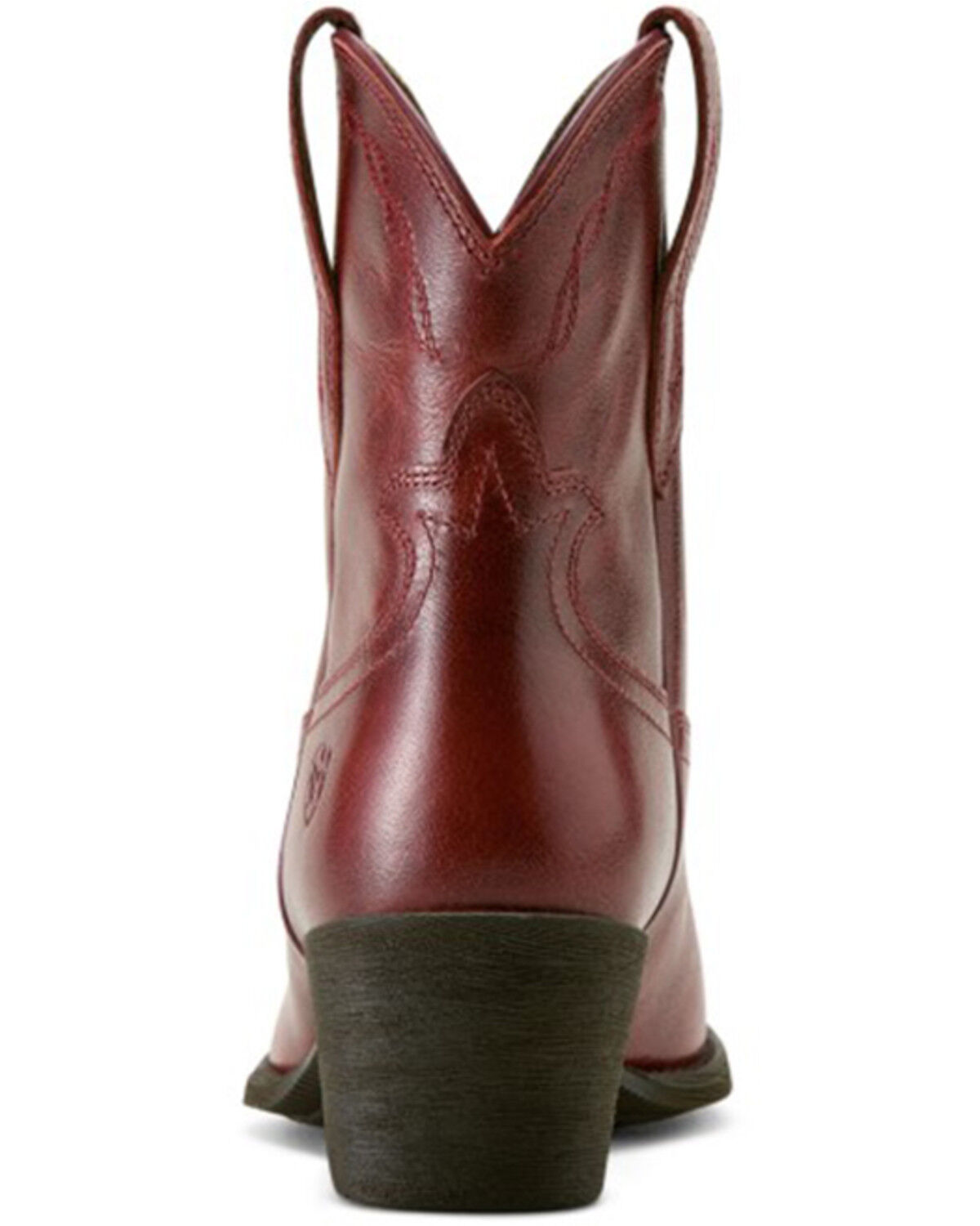 Image #5 - Ariat Women's Maggie Western Booties - Round Toe, Red, hi-res