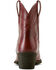 Image #5 - Ariat Women's Maggie Western Booties - Round Toe, Red, hi-res