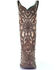 Corral Women's Metallic Inlay Western Boots - Snip Toe, Brown, hi-res