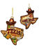 Image #1 - Kurt Adler Glass Texas Ornament, Multi, hi-res