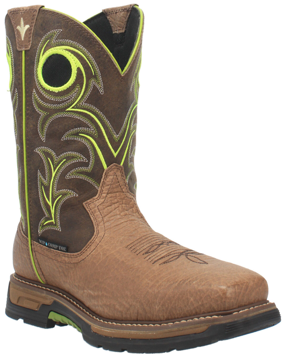 Image #1 - Dan Post Men's Storm's Eye Waterproof Western Work Boots, , hi-res