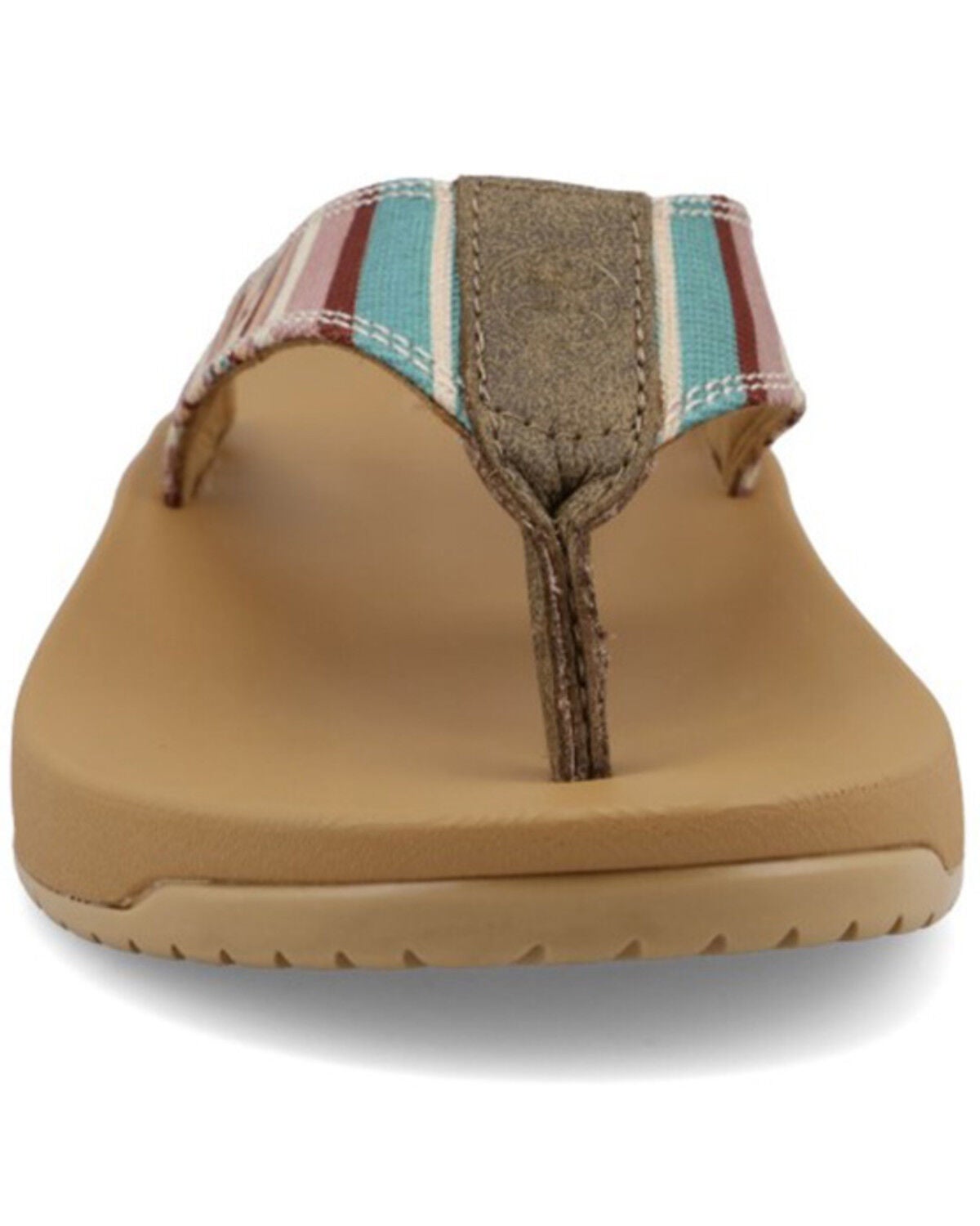 Image #4 - Twisted X Women's  Hooey&reg; Flip Flops, Mauve, hi-res