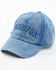 Image #1 - Shyanne Women's Denim Cowboy Hat Baseball Cap, Blue, hi-res