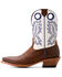 Image #2 - Ariat Men's Bronc Stomper Western Boots - Square Toe, Brown, hi-res