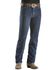 Image #2 - Wrangler Men's 13MWZ Jeans Cowboy Cut Original Fit Prewashed Jeans, Dark Stone, hi-res