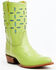 Planet Cowboy Women's Pee-Wee Ah Limon Leather Western Boot - Snip Toe , Green, hi-res