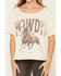 Image #3 - Cleo + Wolf Women's Howdy Slouchy Short Sleeve Graphic Tee, Cream, hi-res