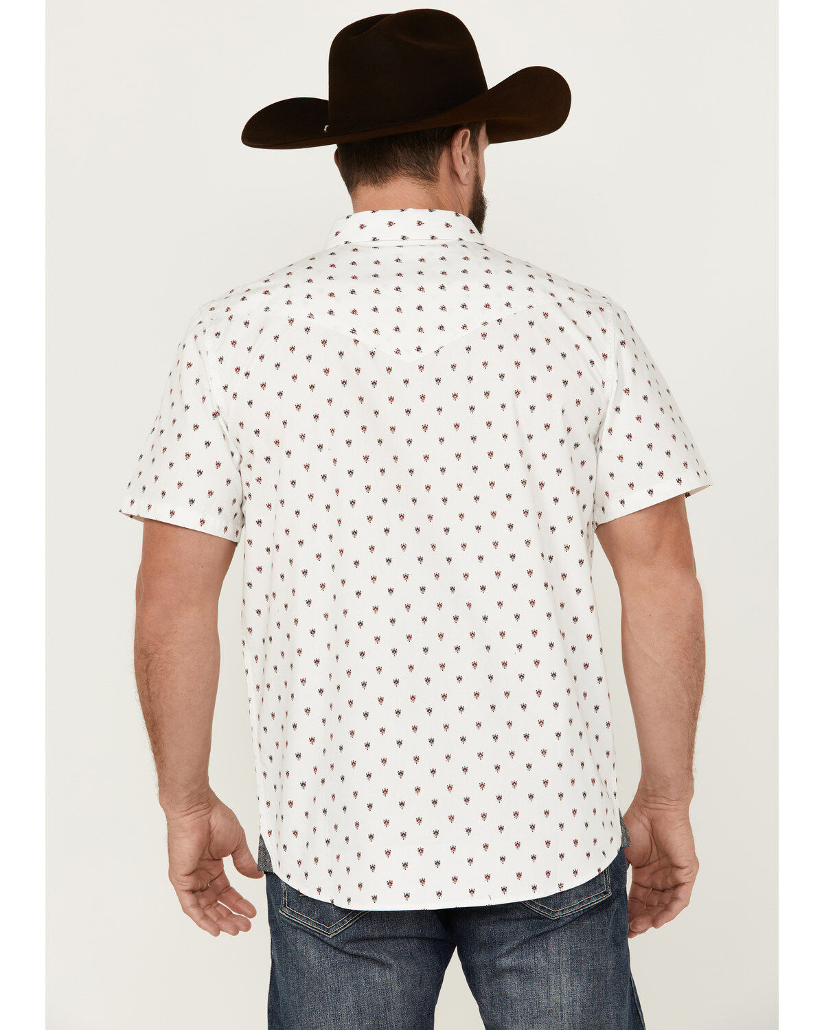 Product Name:  Moonshine Spirit Men's Ace Geo Print Short Sleeve Snap Western Shirt
