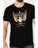 Moonshine Spirit Men's Guitar Wings Graphic Short Sleeve T-Shirt , Black, hi-res