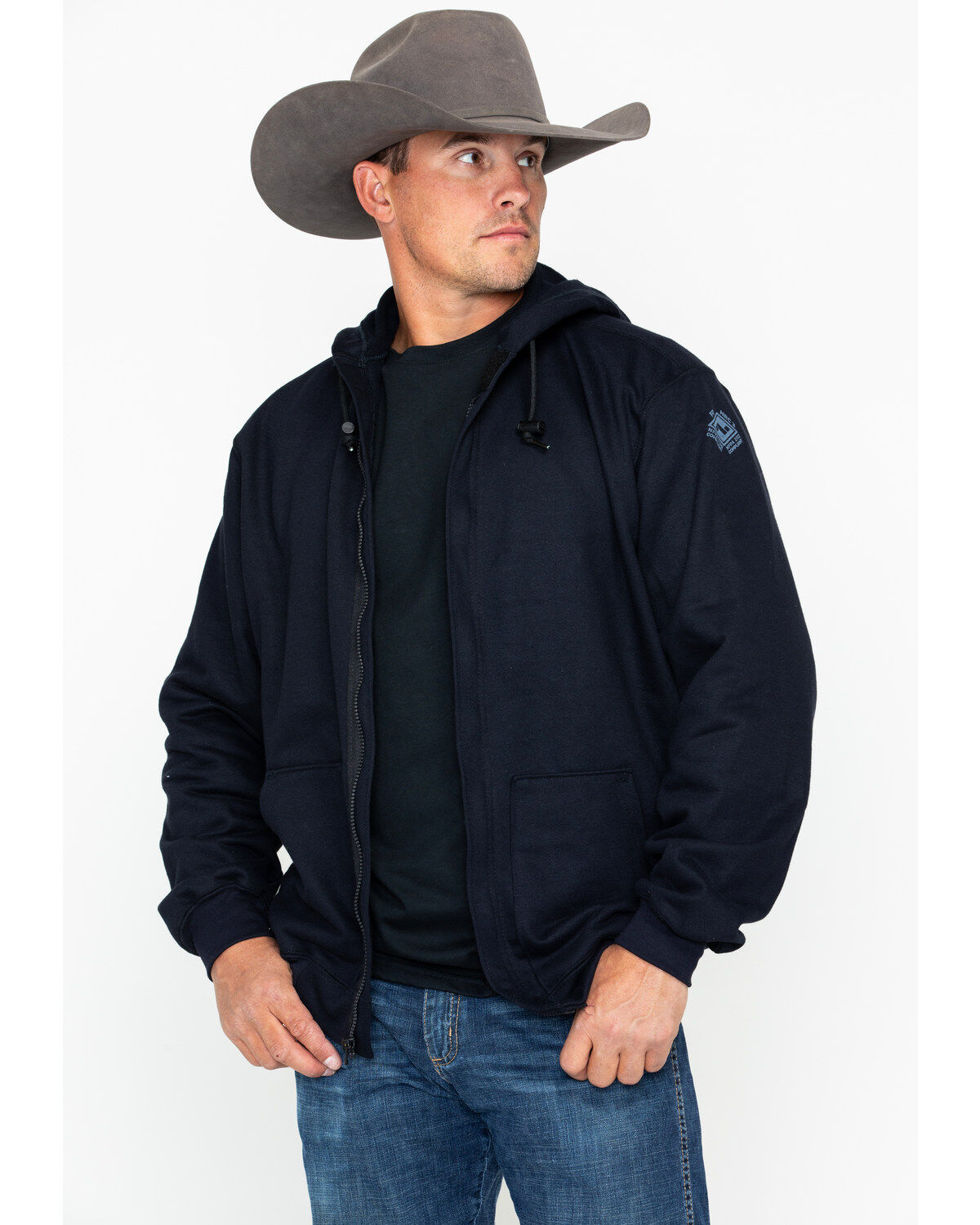 Image #1 - NSA Men's 2X-3X Heavyweight Pullover FR Work Hoodie - Big, , hi-res
