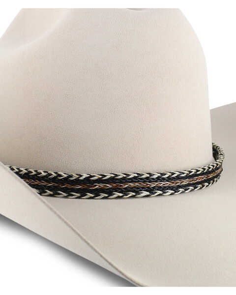 Colorado Horsehair Double Tassel Braided Hat Band, No Color, hi-res