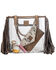 Image #4 - STS Ranchwear By Carroll Women's Clear Stadium Fringe Tote Bag, Brown, hi-res