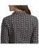 Image #2 - Roper Women's Floral Print Long Sleeve Snap Stretch Western Shirt, Black, hi-res