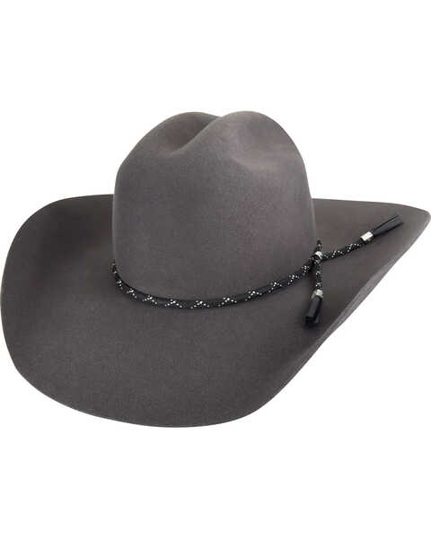 Image #1 - Bailey Men's Steel Western Zippo Cowboy Hat , Steel, hi-res