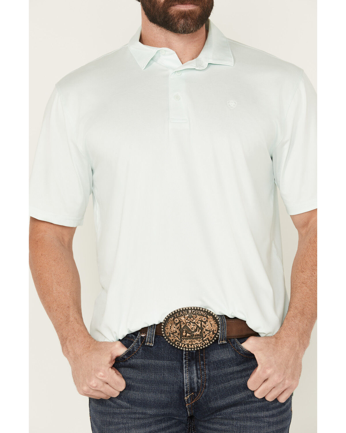 Ariat Men's Charger 2.0 Short Sleeve Button-Down Performance Polo