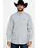Image #1 - Cowboy Hardware Men's Diamond Love Print Long Sleeve Western Shirt , , hi-res