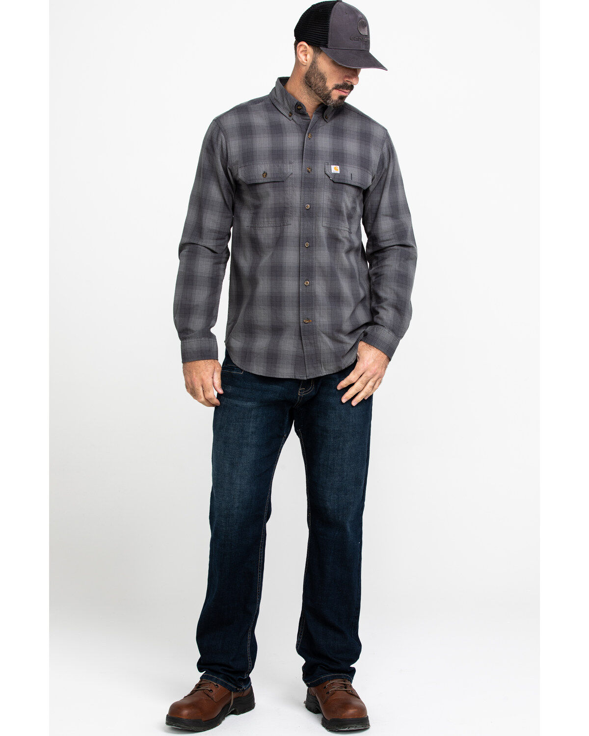 carhartt button long sleeve