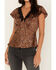 Idyllwind Women's Kimball Lace Trim Top, Tan, hi-res