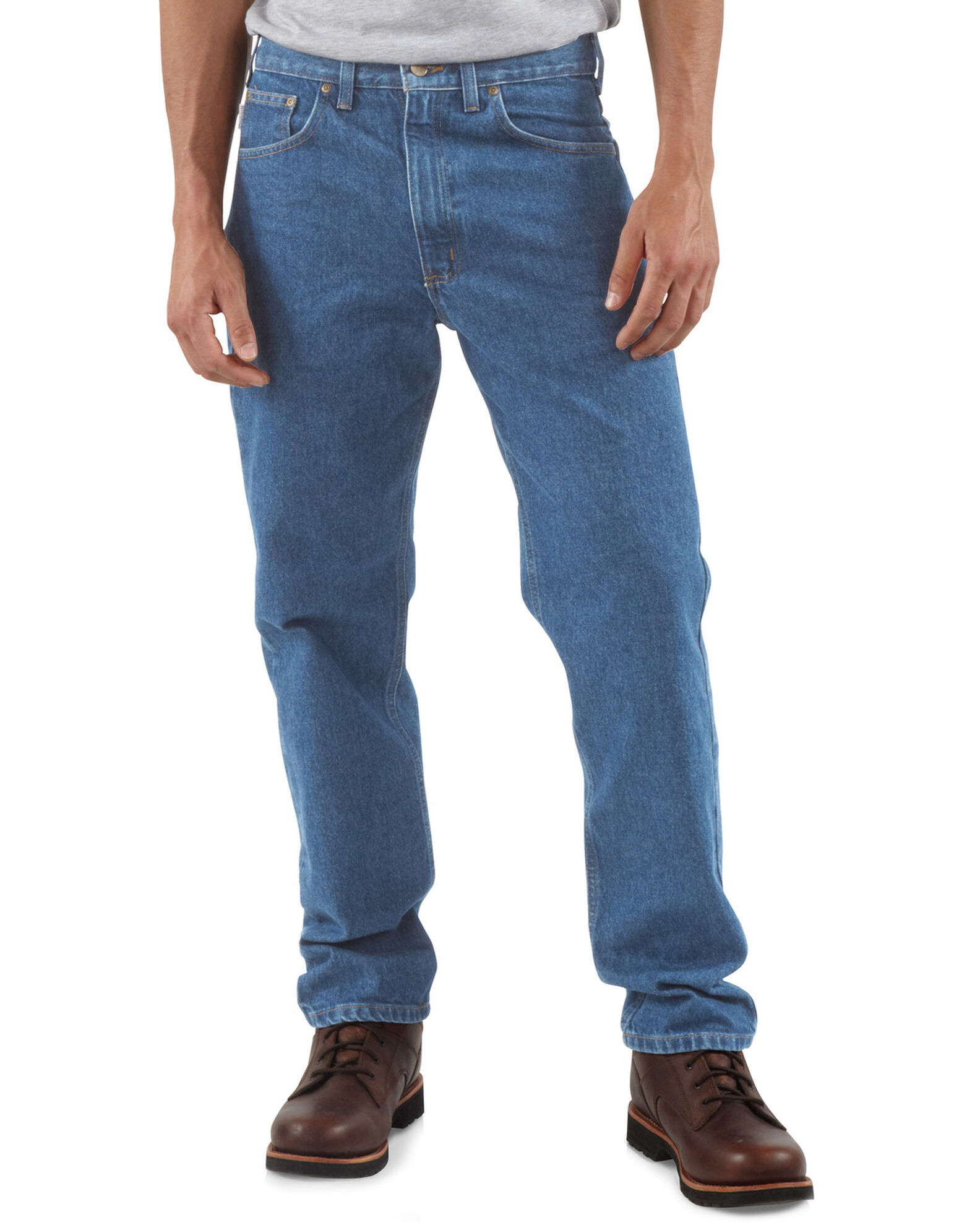 Carhartt Traditional Fit Five Pocket Leg Work Jeans | Boot Barn