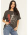 Image #1 - Girl Dangerous Women's Nashville Short Sleeve Graphic Tee, Black, hi-res