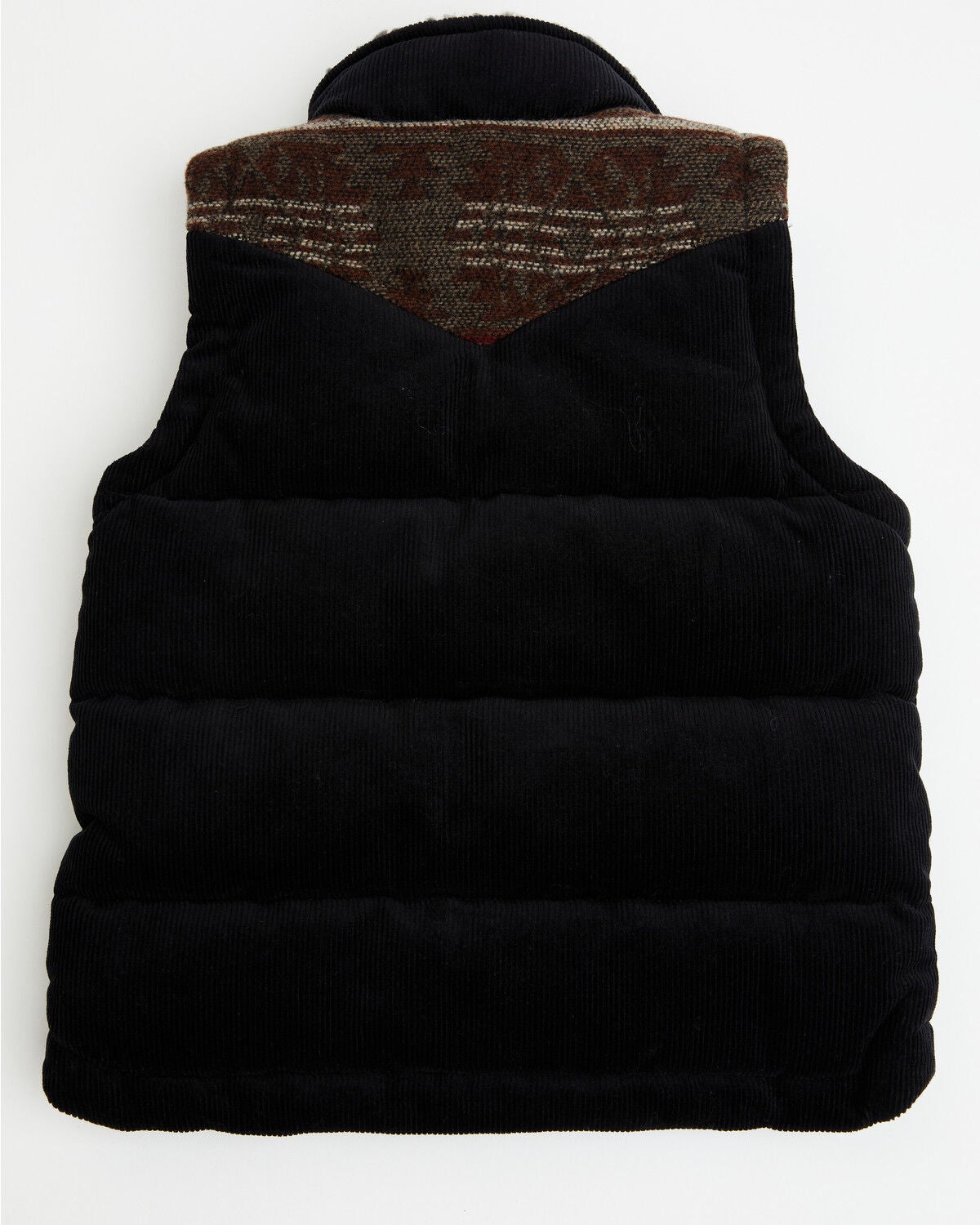 Image #3 - Cody James Anza Blanket Yoke Corduroy Vest, Black, hi-res