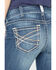 Image #5 - Ariat Women's R.E.A.L Mid Rise Entwined Bootcut Jeans, Blue, hi-res