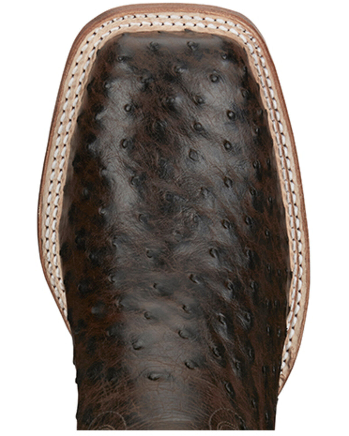 Image #6 - Tony Lama Men's Sienna Exotic Full-Quill Ostrich Western Boots - Broad Square Toe, Brown, hi-res
