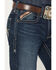 Image #2 - Ariat Men's Boot Barn Exclusive M4 Nightingale Dark Wash Relaxed Straight Rigid Denim Jeans, Dark Wash, hi-res