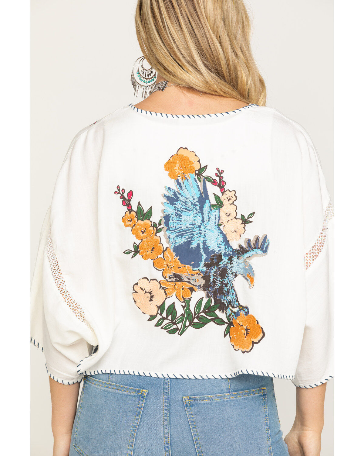 Image #5 - Ariat Women's Eagle Dream Kimono , , hi-res