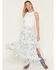 Image #1 - Wild Moss Women's Floral Print High-Low Skirt, Ivory, hi-res