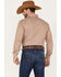 Rough Stock by Panhandle Men's Geo Print Long Sleeve Stretch Western Shirt, Taupe, hi-res