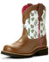 Image #1 - Ariat Youth Girls' Cactus Print Western Boots - Round Toe, , hi-res