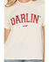 Image #3 - Ariat Women's Collegiate Darlin' Short Sleeve Graphic Tee, White, hi-res