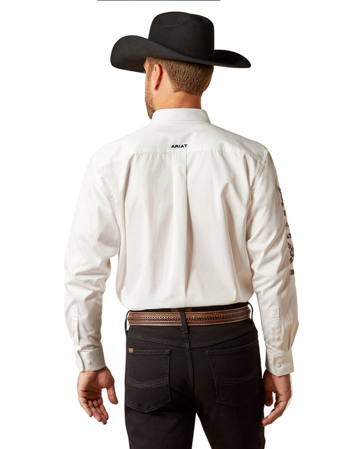 Product Name:  Ariat Men's Team Logo Twill Long Sleeve Button-Down Western Shirt