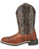Image #3 - Smoky Mountain Little Boys' Presley Western Boots - Broad Square Toe, Cognac, hi-res