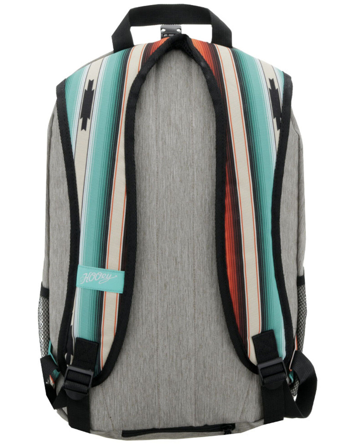 Image #2 - HOOey Rockstar Serape Stripe Backpack, Grey, hi-res