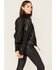 Double D Ranch Women's Solstice Ceremony Leather Jacket, Black, hi-res