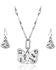 Image #2 - Montana Silversmiths Women's Set Me Free Turquoise Jewelry Set - 2 Piece, Silver, hi-res